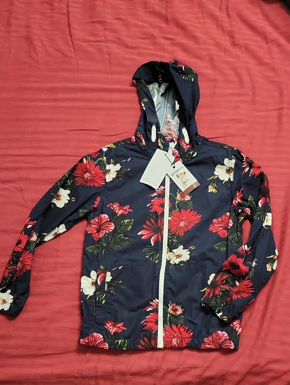 Demin & Flower Light Flower Jacket
